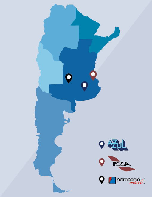 Mapa de ubicación de nuestros Proveedores